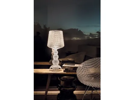 Lampada Kabuki Mini in policarbonato trasparente di Kartell