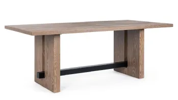 Tavolo Monroe in legno di quercia di Bizzotto