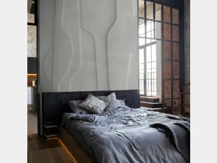 Carta da parati Threedi Grey di Adriani e Rossi