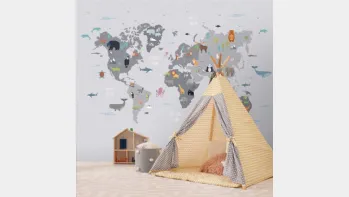 Carta da parati World Kids di Adriani e Rossi