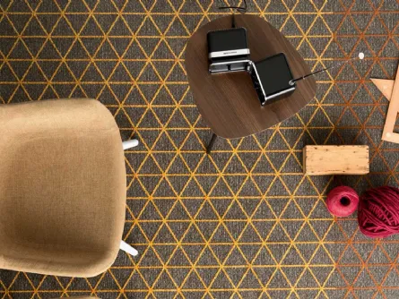 Tappeto geometrico Apotema di Calligaris