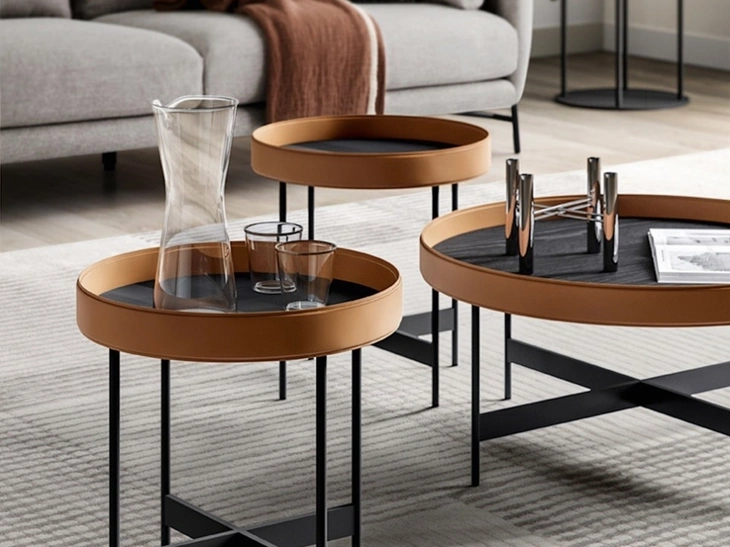 Tavolino in legno laccato Arena di Calligaris