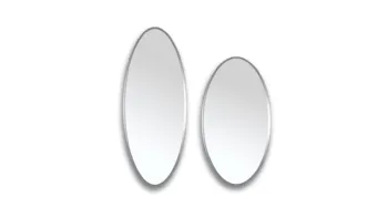 Specchio di design con cornice inclinata Ionico di Riflessi