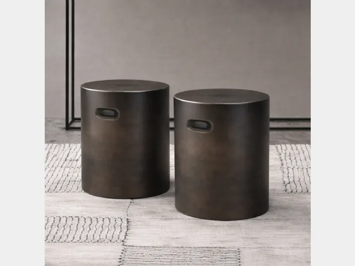 Pouf Nappe in gres porcellanato di Adriani e Rossi