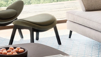 Pouf Lazy in tessuto di Calligaris
