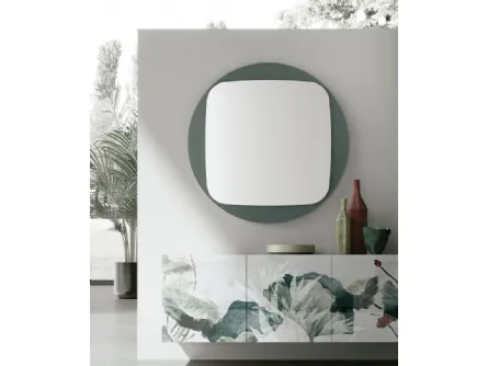 Specchio Space con cornice in vetro di Target Point