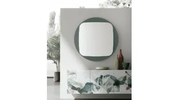 Specchio Space con cornice in vetro di Target Point