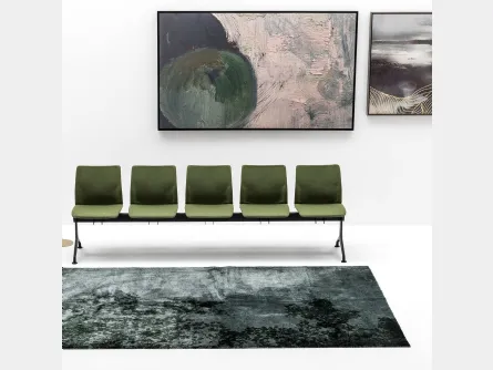 Tappeto Theater Verde di Adriani e Rossi