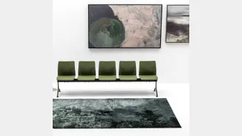 Tappeto Theater Verde di Adriani e Rossi