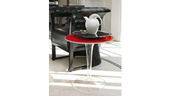 Tavolino TipTop in plexiglas trasparente di Kartell