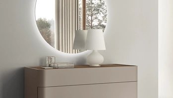 Specchiera con Led Tonda di Maronese