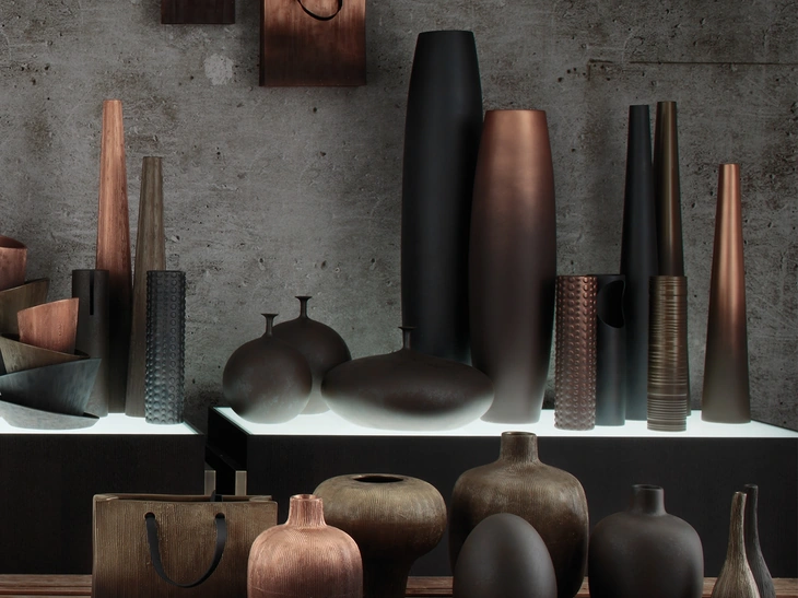 Vasi Metallic Selection di Adriani e Rossi