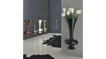 Vaso da muro di design in ceramica Tromba Fifty di Adriani e Rossi