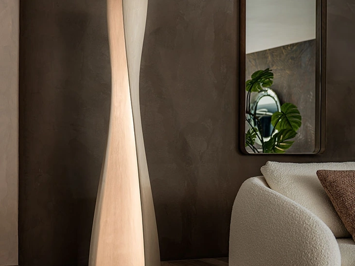 Lampada da terra in argilla Diploma di Cattelan Italia