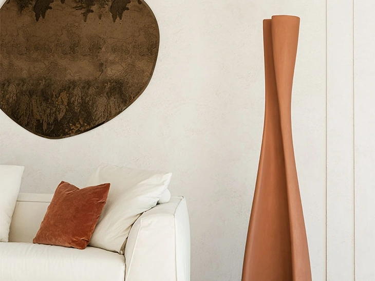 Lampada da terra in argilla Diploma di Cattelan Italia