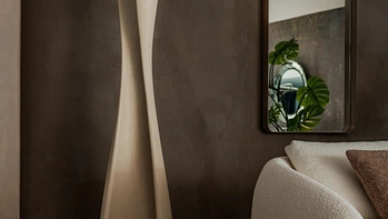 Lampada da terra in argilla Diploma di Cattelan Italia
