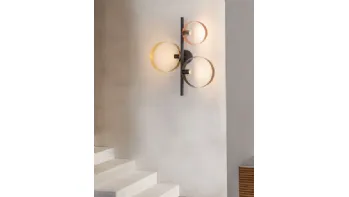 Lampada da parete Led Loop P3 di Riflessi