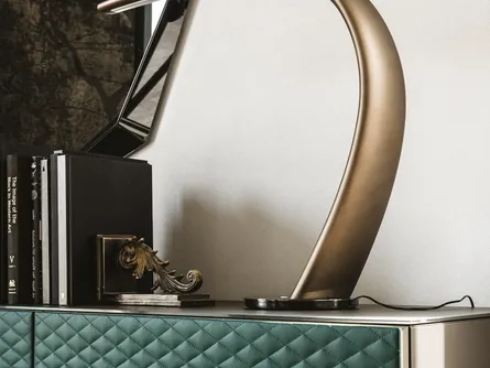 Lampada da tavolo Mamba in poliuretano verniciato di Cattelan Italia