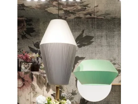 Lampada in tessuto plissettato Musical di Adriani e Rossi