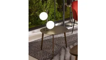 Lampada Twist da Tavolo in metallo verniciato di Riflessi