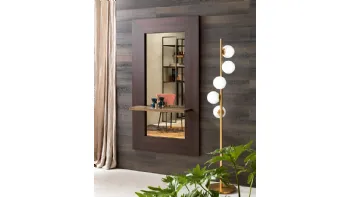 Lampada Twist da Terra in metallo con bulbi in vetro bianco satinato di Riflessi