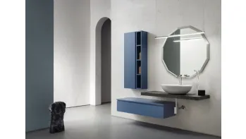 Mobile da Bagno in nobilitato laccato opaco B-GO BG018 di Compab