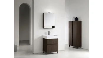 Mobile Bagno da appoggio in nobilitato effetto legno B-GO BG026 di Compab