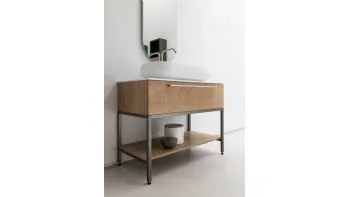 Mobile Bagno da appoggio in nobilitato effetto legno B201 BD010 di Compab