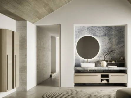 Mobile da Bagno sospeso Sky Liscio 34 di Arbi