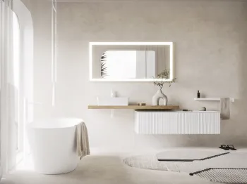 Mobile da Bagno in legno eastwood con lavabo in ceramica UPDATE UP019 di Compab