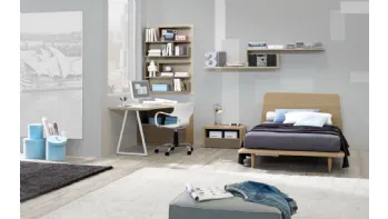 Cameretta per ragazzi con angolo studio Idea 112 di Corazzin