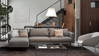 Divano con penisola Rod di Calligaris