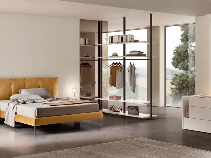 Letto imbottito Alby di Maronese