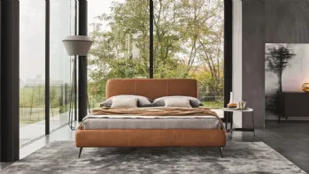 Letto in pelle Aris di Ditre Italia