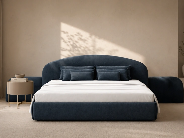 Letto imbottito Cove di Pianca