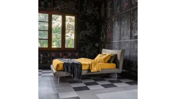 Letto in pelle Gio di Dorelan Letti