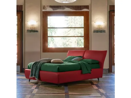 Letto Edward in pelle di Dorelan Letti