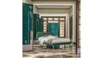 Letto Jeff con testiera di Dorelan Letti