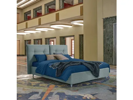 Letto Luke in tessuto imbottito di Dorelan Letti