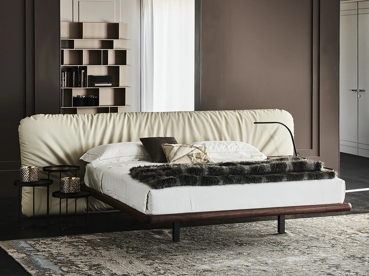 Letto in ecopelle Marlon di Cattelan Italia