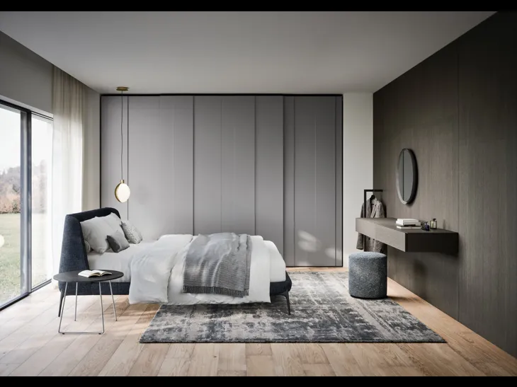 Letto in tessuto Velvet di Novamobili