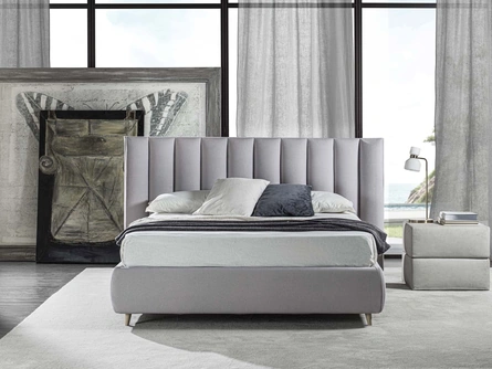 Letto in tessuto Plain di Crippa Salotti