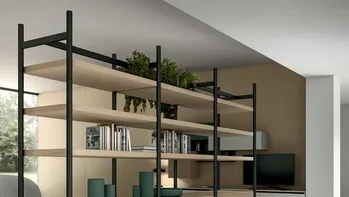 Libreria divisoria Living Glass di Arredo3