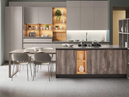 Libreria divisoria Living 06 di Veneta Cucine