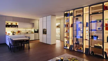 Libreria divisoria Living 07 di Veneta Cucine
