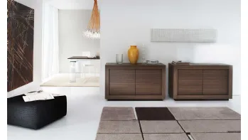 Madia Picasso a due ante P8 in Rovere finitura Coke di Riflessi