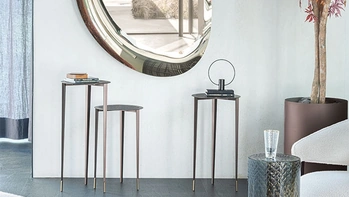 Consolle moderna su più livelli Brio Keramic di Cattelan Italia