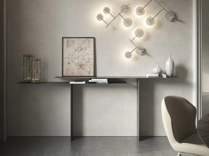 Consolle di design in acciaio Tee di Cattelan Italia