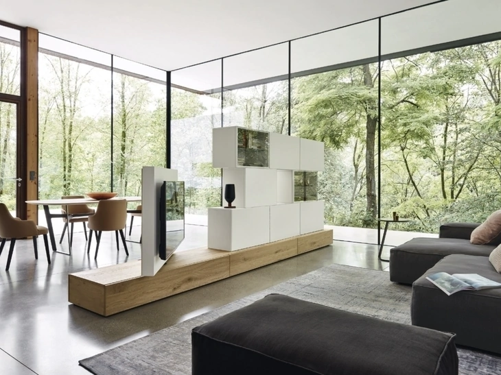 Mobile Porta Tv Tv Units Roto Lampo di Sangiacomo