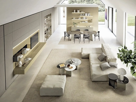 Parete Attrezzata Domino Boiserie 02 di Sangiacomo